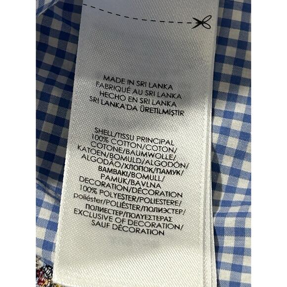 Polo Ralph Lauren Men’s M Button Down Bear All Over Print Gingham Slim Fit - Picture 6 of 9